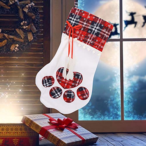 EBTOOLS Süße Weihnachtshundpfotengeschenktüten für Dekorationen, Weiche Stofftaschen für Spielzeug, Festliche Puppen EBTOOLS Süße Weihnachtshundpfotengeschenktüten für Dekorationen, Weiche Stofftaschen für Spielzeug, Festliche Puppen von EBTOOLS