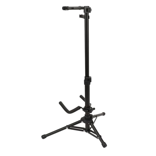 EBTOOLS Ukulele -Geigenständer mit Lock Buckle & Bogenhalter, Aluminiumlegierung Stand für Kleine Saiteninstrumente von EBTOOLS