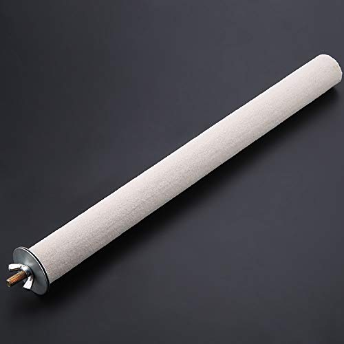 EBTOOLS Weißes Vogelperch -Schleifwerkzeug für, Einfache Installation, Schnabelpflege, 2,5 * 30 cm (2,5 * 35 cm) von EBTOOLS