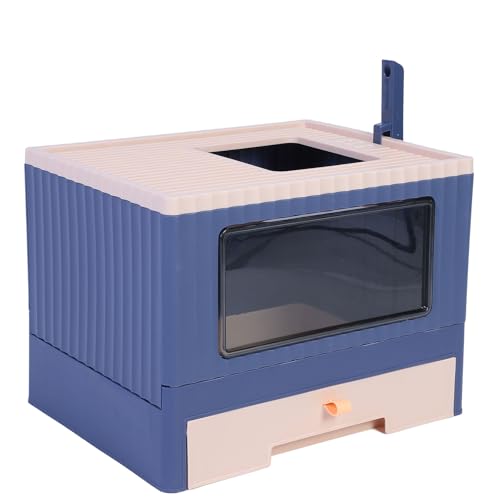 Faltbare Katzenstreubox: Top-Eintrag, Halbgeschlossenes Design für Geruchskontrolle und Einfaches Reisen Faltbare Katzenstreubox: Top-Eintrag, Halbgeschlossenes Design für Geruchskontrolle und Einfaches Reisen von EBTOOLS