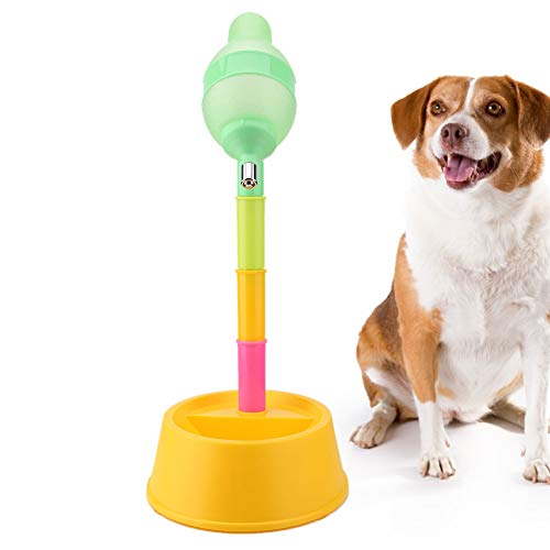 Haustierkatze Stehender Dispenser, Höhe & für Katzen und Hunde (Gelbe Basis) von EBTOOLS
