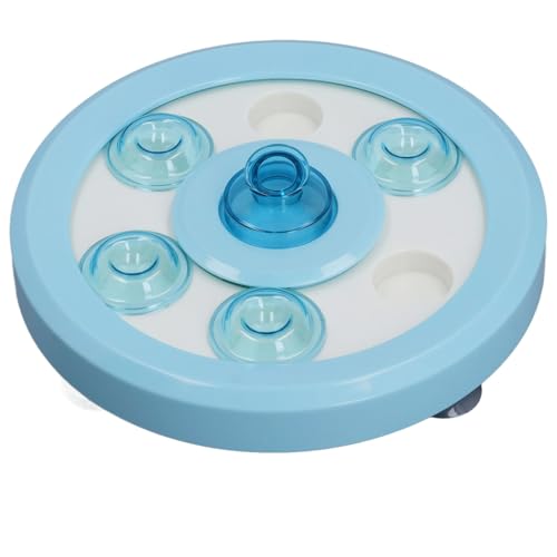 Pet Slow Feeder Bowl - Multifunktionelle I -S -Fütterungslösung für Katzen und SM -Haustiere, E & E (Blau und weiß) von EBTOOLS
