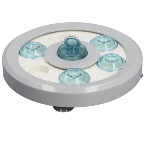 Pet Slow Feeder Bowl - Multifunktionelle I -S -Fütterungslösung für Katzen und SM -Haustiere, E & E (Hellgrau) von EBTOOLS
