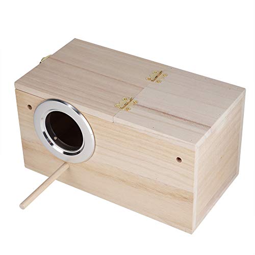 Qualitäts Holzvogelhaus für S - LE, Einfacher Zugang, Top und Vielseitiges Design (Links offen) von EBTOOLS