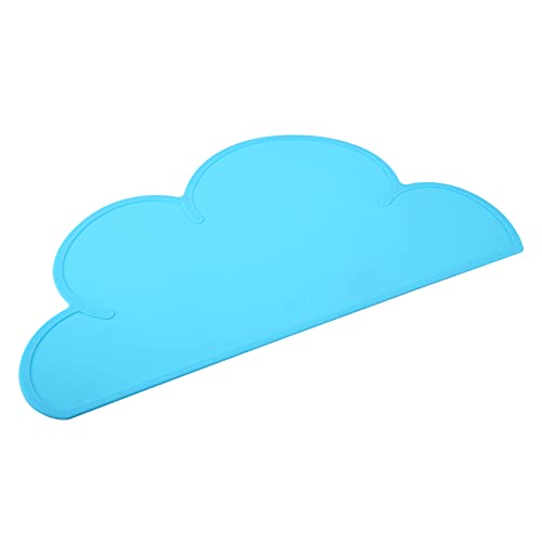 Shaped Silikon-Haustier-Fütterungsmatte für Hunde und Welpen-, Leicht zu und Durcheinander (Blue) von EBTOOLS