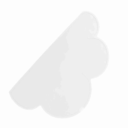 Shaped Silikon-Haustier-Fütterungsmatte für Hunde und Welpen-, Leicht zu und Durcheinander (White) von EBTOOLS