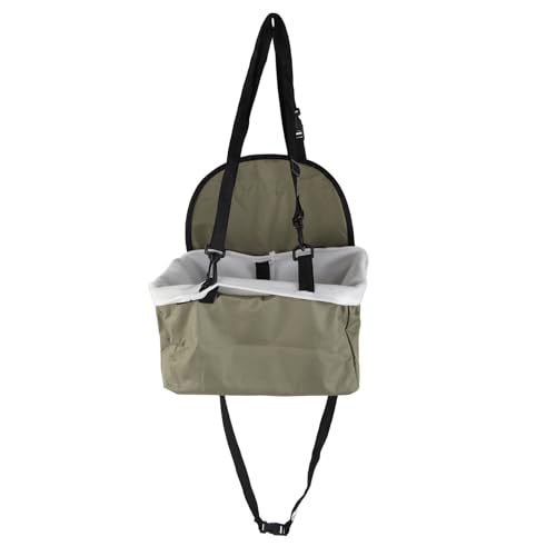Tragbarer Autohund mit Clamp/Holder-On-Leine und Reißverschlusspockt für Kleine Haustiere (Green) von EBTOOLS