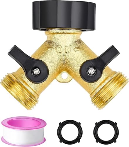 ECHOBUY 2 Wege Wasserhahn Verteiler 3/4 Zoll Verteiler Wasserverteiler 2 Fach Wasserhahn Doppelanschluss Individuellen Ventilen Mit 2 Dichtungsring PTFE-Band Zum Anschluss Von 2 Geräten ECHOBUY 2 Wege Wasserhahn Verteiler 3/4 Zoll Verteiler Wasserverteiler 2 Fach Wasserhahn Doppelanschluss Individuellen Ventilen Mit 2 Dichtungsring PTFE-Band Zum Anschluss Von 2 Geräten von ECHOBUY