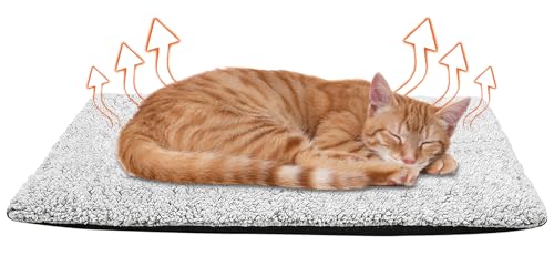 ECHOBUY Selbstheizende Kuscheldecke für Hunde und Katzen - Grau Katzenkissen Decke 60x45 cm - Weich Waschbarer Rutschfester - Komfort pur für Ihre Lieblinge ECHOBUY Selbstheizende Kuscheldecke für Hunde und Katzen - Grau Katzenkissen Decke 60x45 cm - Weich Waschbarer Rutschfester - Komfort pur für Ihre Lieblinge von ECHOBUY