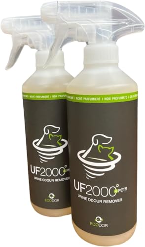 Ecodor UF2000 4Pets - Urin Geruchsentferner - 2x 500ml (DUO Pack) von ECODOR