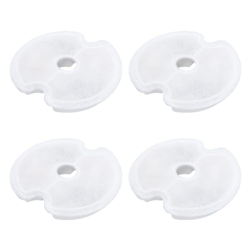 ECSiNG 4 Stück Ersatzfilter für Trinkbrunnen für 2,5 L/84 Oz Edelstahl-Trinkbrunnenfilter 4,05 x 3,9 Zoll von ECSiNG
