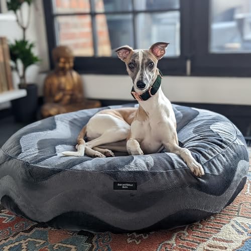 EDEL&SCHNELL Hundebett Wechselbezug graues Wellenmuster 65 cm Ersatz Bezug Hundebett Flocke Bezüge für Hundebetten aus robusten Velboa Stoff EDEL&SCHNELL Hundebett Wechselbezug graues Wellenmuster 65 cm Ersatz Bezug Hundebett Flocke Bezüge für Hundebetten aus robusten Velboa Stoff von EDEL&SCHNELL