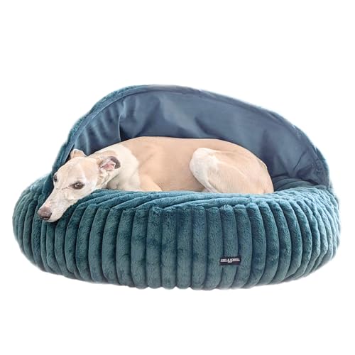 EDEL&SCHNELL Whippet Greyhound Galgo orthopädisches Hundebett mit waschbarem Bezug Whippets, Windhunde, Ridgeback Viszla und Co. inkl. Kuschelhöhle mit kuscheligem Kunstfell Bezug (grün, 125 cm) EDEL&SCHNELL Whippet Greyhound Galgo orthopädisches Hundebett mit waschbarem Bezug Whippets, Windhunde, Ridgeback Viszla und Co. inkl. Kuschelhöhle mit kuscheligem Kunstfell Bezug (grün, 125 cm) von EDEL&SCHNELL