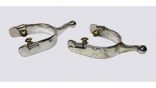 EE Tack Kugelsporen - Show - German Silver - graviert - KURZ von EE Tack