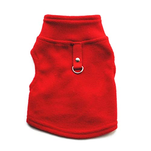Blank Dog Weste Weiche Fleece-Kleidung für kleine Hunde Solid Candy Color Hunde T-Shirt Hundegeschirr Leine Hund Ärmelloses Hemd Haustiermantel Blank Dog Weste Weiche Fleece-Kleidung für kleine Hunde Solid Candy Color Hunde T-Shirt Hundegeschirr Leine Hund Ärmelloses Hemd Haustiermantel von EFFGAMU
