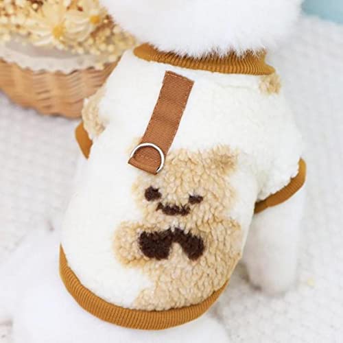 Fleece-Winter-Haustier-Hundekleidung Nette Bären-Hunde-Pullover-Kapuzenpullis für kleine mittlere Hunde Sweatshirt-Pullover Warmer Chihuahua Yorkshire Fleece-Winter-Haustier-Hundekleidung Nette Bären-Hunde-Pullover-Kapuzenpullis für kleine mittlere Hunde Sweatshirt-Pullover Warmer Chihuahua Yorkshire von EFFGAMU