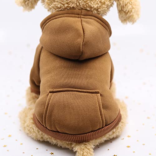 Pocket Pet Hundebekleidung Hunde Hoodies Weiches Fleece Welpe Winterkleidung Solide Jacke Warmer Mantel Haustiere Hunde Hoodie für kleine Haustiere Welpen Pocket Pet Hundebekleidung Hunde Hoodies Weiches Fleece Welpe Winterkleidung Solide Jacke Warmer Mantel Haustiere Hunde Hoodie für kleine Haustiere Welpen von EFFGAMU