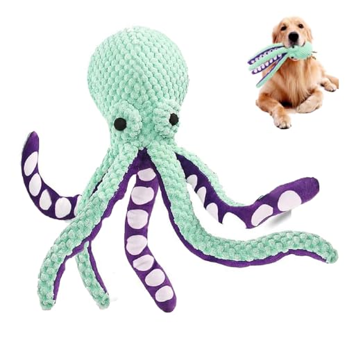 EFLAH Pawforloves Premium-Plüschtier für Haustiere, Premium-Plüsch-Oktopus für Haustiere, Paw for Loves Premium-Hundespielzeug, Quietschspielzeug für große Hunde, Haustierspielzeug für kleine (Green) EFLAH Pawforloves Premium-Plüschtier für Haustiere, Premium-Plüsch-Oktopus für Haustiere, Paw for Loves Premium-Hundespielzeug, Quietschspielzeug für große Hunde, Haustierspielzeug für kleine (Green) von EFLAH