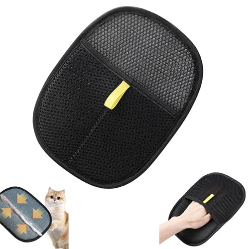 EFYUE Statische Tierhaarentfernungshandschuhe, wiederverwendbar, elektrostatisch, Haustier, Katze, Hund, Haarentferner, Fellpflege-Handschuhe, Bürstenwerkzeug für Couch, Möbel, Teppich (2) von EFYUE