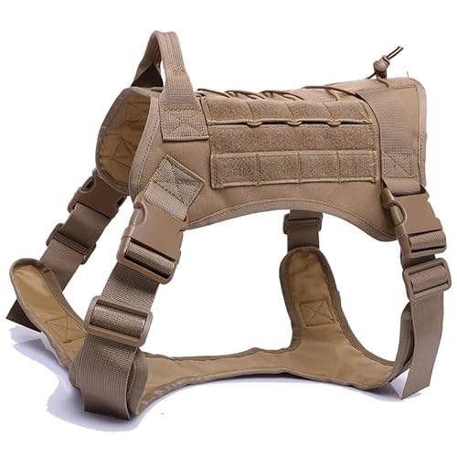 Taktische Tarnung Molle Hundeweste Harness Pet Jacket Hund Brustgeschirre von EGEN