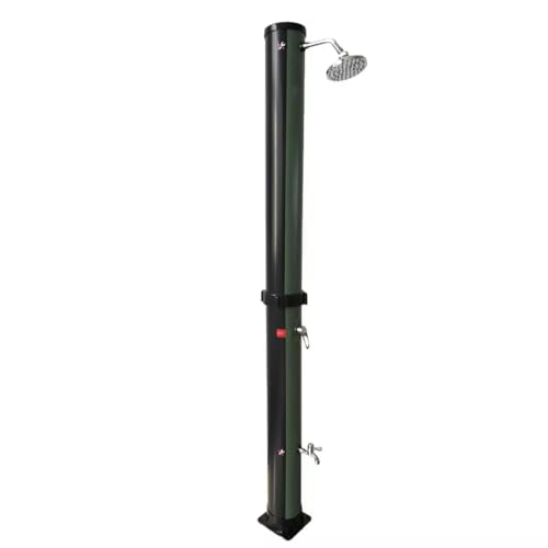 EGO INTERIORS Solar-Dusche für Garten und Pool, 38 Liter, Fußdusche, Regenduschkopf 15 cm, Schwarz und Grün, Valencia EGO INTERIORS Solar-Dusche für Garten und Pool, 38 Liter, Fußdusche, Regenduschkopf 15 cm, Schwarz und Grün, Valencia von EGO INTERIORS