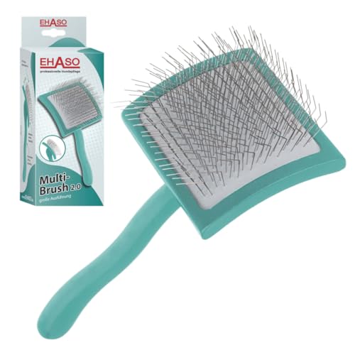 EHASO Hochwertige Hundebürste Multibrush türkis, große Ausführung | Entfernen Sie mühelos und schmerzfrei das lose Haar Ihres Hundes mit unserer Premiumbürste für Hunde | Geeignet für alle Felltypen EHASO Hochwertige Hundebürste Multibrush türkis, große Ausführung | Entfernen Sie mühelos und schmerzfrei das lose Haar Ihres Hundes mit unserer Premiumbürste für Hunde | Geeignet für alle Felltypen von EHASO