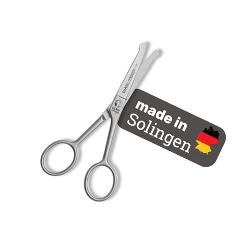 EHASO Premium Pfotenschere 12 cm Rundspitze für Hunde | Abgerundete Schere, Gebogene Klinge, Klein und Präzise | Pfotenschere in Spitzenqualität | Für alle Hunderassen geeignet von EHASO