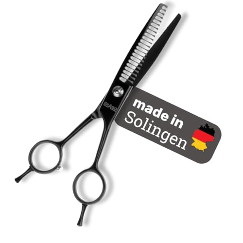 EHASO hochwertige Revolution Hundeschere Modellierschere 22er Z.17 cm Black, Titanium von EHASO