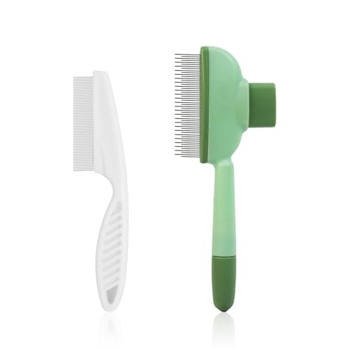 EHDWXVZM 1 Stück Knotenkamm Und 1 Stück Flohkamm, Haustierreinigungsmittel, Haarkämpferwerkzeuge, Tierpflegerzubehör. EHDWXVZM 1 Stück Knotenkamm Und 1 Stück Flohkamm, Haustierreinigungsmittel, Haarkämpferwerkzeuge, Tierpflegerzubehör. von EHDWXVZM