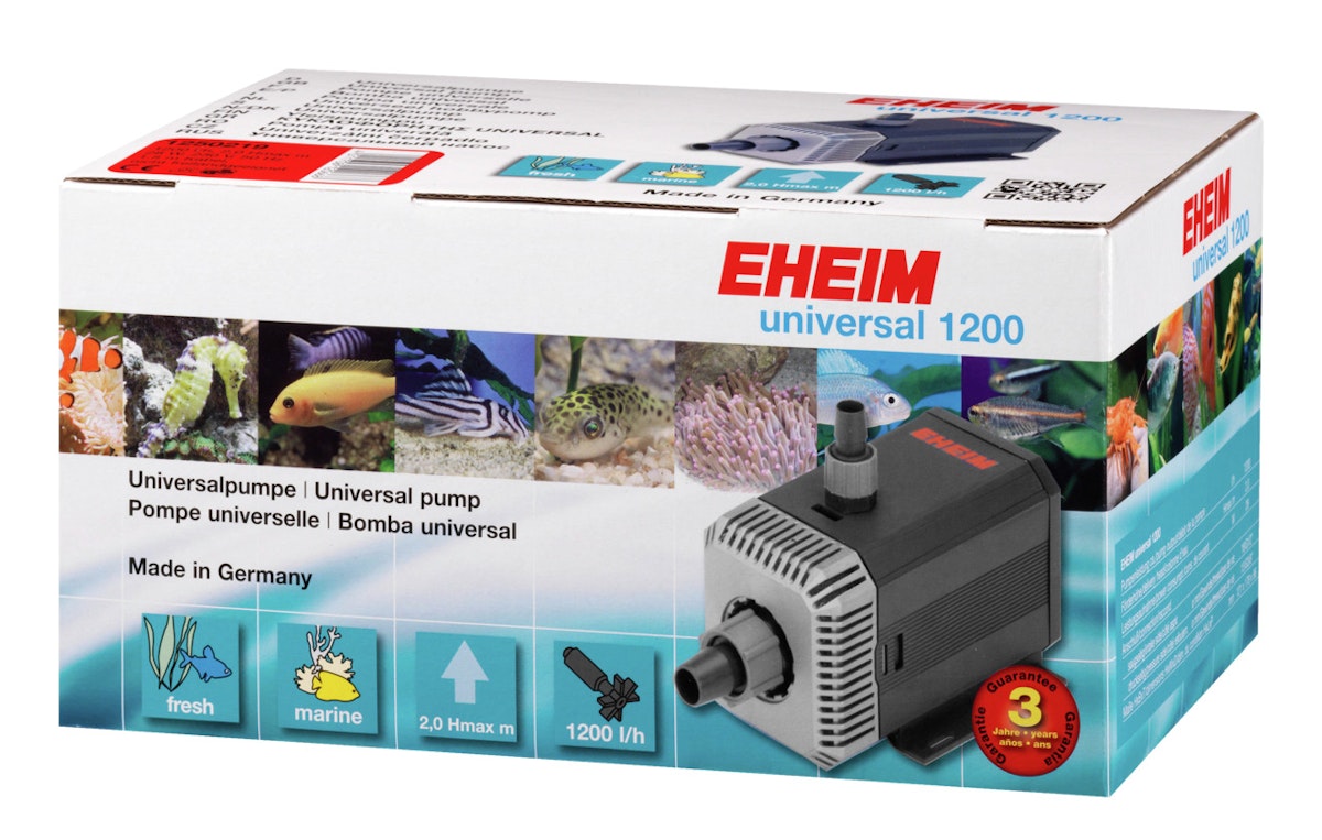 EHEIM 1250 universal 1200 Universalpumpe mit 1,5 m Kabel von EHEIM