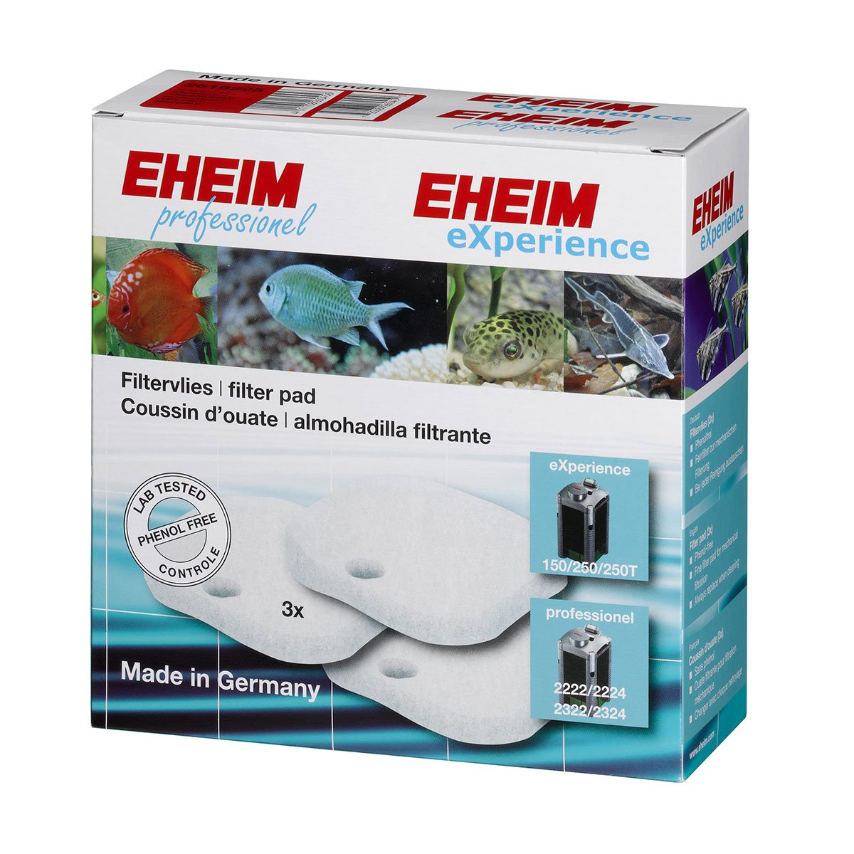 EHEIM Filtervlies für professionel und eXperience weiß 3Stk von EHEIM