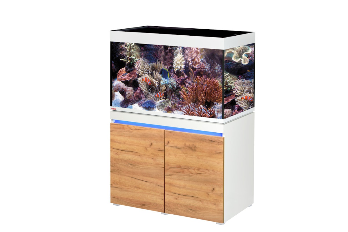 EHEIM incpiria marine 330 LED Meerwasser-Aquarium mit Unterschrank alpin-natur