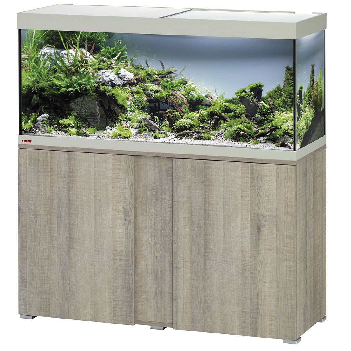 Eheim Vivaline Komplettaquarium mit LED 240 Liter eiche/grau von EHEIM