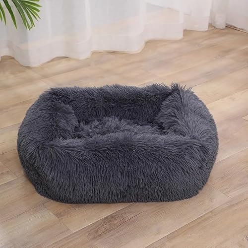 EHEIN Haustierbett, Hundebett, weiche Plüsch-Haustiermatte, waschbares, rutschfestes Hundebett, geeignet for große, mittelgroße und kleine Hunde und Katzen (Color : Style2, Size : S) von EHEIN