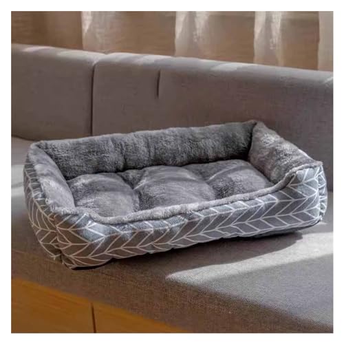 EHEIN Hundebett, beruhigendes Hundebett for große, mittelgroße und kleine Hunde, waschbares Hundebett, rutschfestes, atmungsaktives, Flauschiges Futter (Color : Style1, Size : 120X90cm/47.2X35.4in) von EHEIN