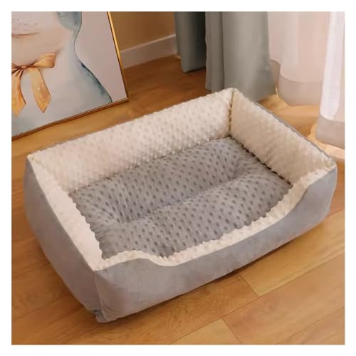 EHEIN Hundebett, weiche Plüsch-Haustiermatte, waschbares, rutschfestes Hundekäfigbett, geeignet for große, mittlere und kleine Hunde und Katzen (Color : Style4, Size : 45X31cm/17.7X12.2in) von EHEIN