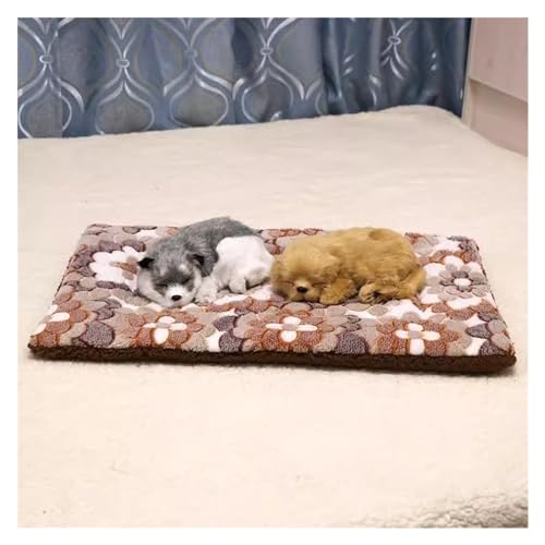 EHEIN Hundebett Beruhigendes Hundebett for kleine bis mittelgroße Hunde – rechteckiges waschbares Hundebett, Flauschiges Haustiersofa aus Kunstfell (Color : Style3, Size : XL) von EHEIN