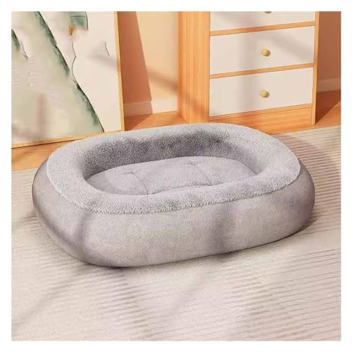 EHEIN Hundebett Beruhigendes Hundebett for kleine bis mittelgroße Hunde – waschbares Hundebett, rutschfestes, Flauschiges Haustierbett aus Kunstfell (Color : Style2, Size : 90X70cm/35.4X27.6in) von EHEIN