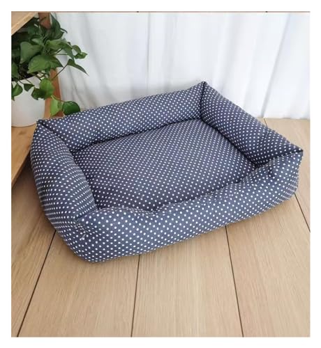 EHEIN Hundebetten, Katzenkomfortbetten, künstliche rechteckige Plüschbetten for große, mittlere und kleine Hunde und Katzen (Color : Style1, Size : 80X60cm/31.5X23.6in) von EHEIN