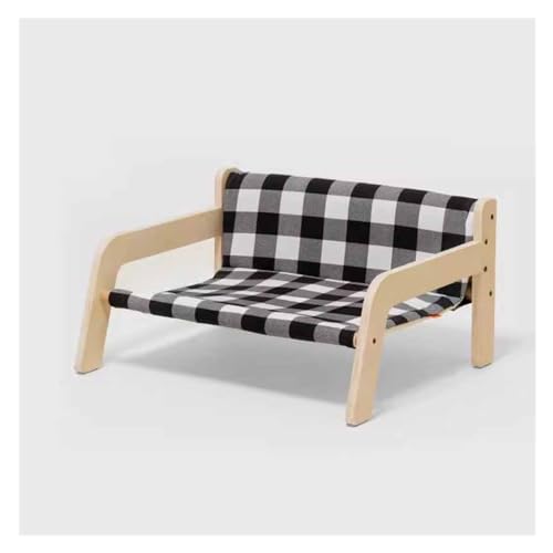 EHEIN Massives Kiefernholz-Hundebett for den Innenbereich, Holz-Haustiersofa, Hundesitz, Sofarahmen, Welpen-Hunde-Nest-Bett, Haustier-Stuhl, Sofa, Welpensitz (Size : Style1) von EHEIN