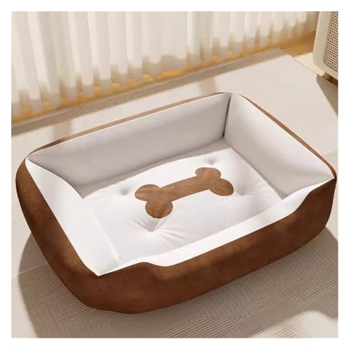 EHEIN Waschbares Hundebett, Plüsch-Hundekistenbett, Bequeme, rutschfeste Haustier-Schlafunterlage, geeignet for große, mittlere und kleine Hunde (Color : Style2, Size : 50X40cm/19.7X15.7in) von EHEIN