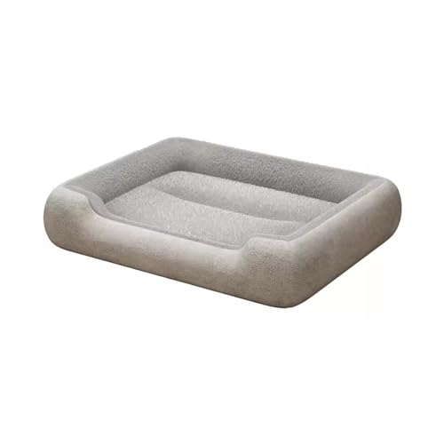 Großes Hundebett, waschbar, geeignet for große, mittlere und kleine Hunderassen, rutschfeste Haustiermatratze aus Plüsch, flauschige Hundehüttenmatte ( Color : Style1 , Size : 60X45cm/23.6X17.7in ) von EHEIN