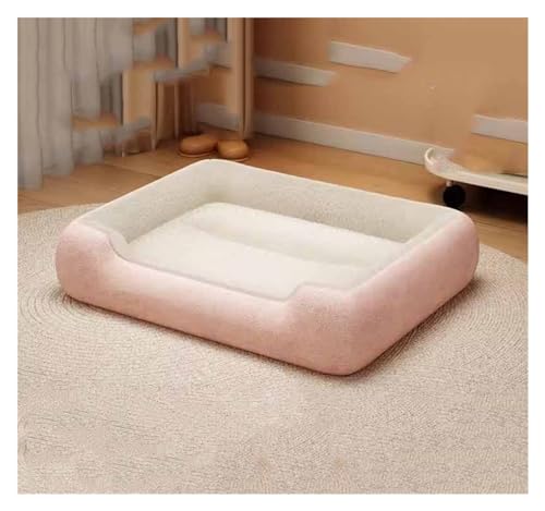 Großes Hundebett, waschbar, geeignet for große, mittlere und kleine Hunderassen, rutschfeste Haustiermatratze aus Plüsch, flauschige Hundehüttenmatte ( Color : Style2 , Size : 60X45cm/23.6X17.7in ) von EHEIN