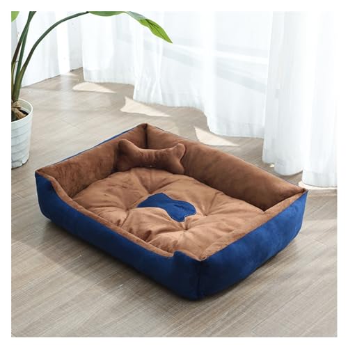 Haustierbett, Hundebett, weiche Plüsch-Haustiermatte, waschbares, rutschfestes Hundebett, geeignet for große, mittelgroße und kleine Hunde und Katzen ( Color : Style5 , Size : 50X40cm/19.7X15.7in ) von EHEIN