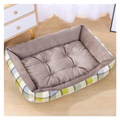 Hundebett for kleine bis mittelgroße Hunde, beruhigendes, waschbares Welpen- und Katzenbett for den Innenbereich, bequemes Vier-Jahreszeiten-Haustierbett ( Color : Style3 , Size : 50X40 cm/19.7X15.7 i von EHEIN