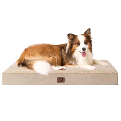 EHEYCIGA Orthopädisches Hundebett Grosse Hunde XL, Hundekissen Waschbar Flauschig, Hundematte Hundematratze mit Abnehmbarem Deckel für Kiste EHEYCIGA Orthopädisches Hundebett Grosse Hunde XL, Hundekissen Waschbar Flauschig, Hundematte Hundematratze mit Abnehmbarem Deckel für Kiste von EHEYCIGA