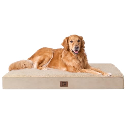 EHEYCIGA Orthopädisches Hundebett Grosse Hunde XL, Hundekissen Waschbar Flauschig, Hundematte Hundematratze mit Abnehmbarem Deckel für Kiste EHEYCIGA Orthopädisches Hundebett Grosse Hunde XL, Hundekissen Waschbar Flauschig, Hundematte Hundematratze mit Abnehmbarem Deckel für Kiste von EHEYCIGA