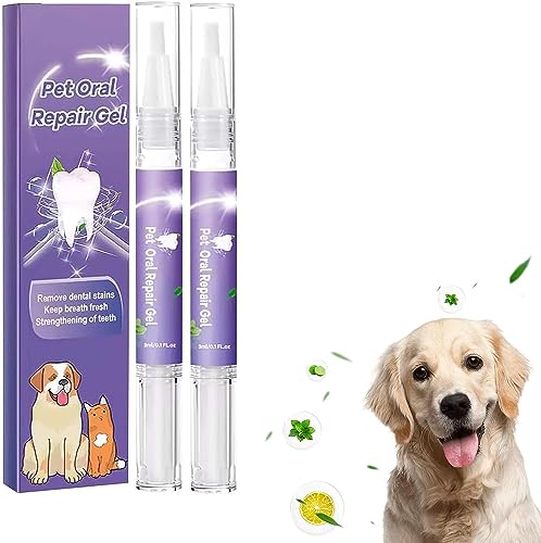 EHOTER Cvreoz Gel für Mundpflege von Haustieren Creoz Gel Erfahrungen Cvreoz Pet Oral Repair Gel gegen Mundgeruch Zahnstein ohne Zähneputzen für Mundgesundheit von Haustieren (2) von EHOTER