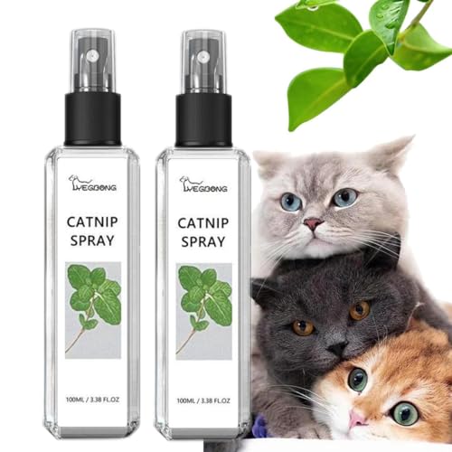 EHOTER Herbal Cat Joy 100 ml Kräuter-Katzenfreude-Spray, Kräuter, Katzenfreude, Sellerie, Haustiere, Katzenminze-Spray für Innenkatzen, Kätzchen, Freude, Kräuterfreude, Katzenspray, Sellerie, von EHOTER