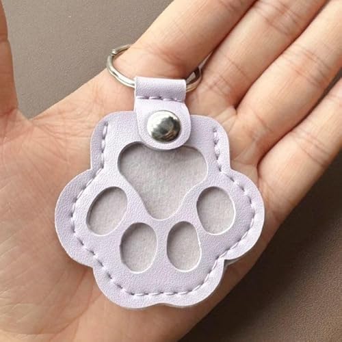 EHOTER Hundehaarsammler, Schlüsselanhänger, Charm, Aufbewahrungsbox, Tierhaar, Andenken, Haustierfell, Andenken, Schlüsselanhänger zum Sammeln von Haaren, mit Druckknopf, für Haustier-Gedenkstätten EHOTER Hundehaarsammler, Schlüsselanhänger, Charm, Aufbewahrungsbox, Tierhaar, Andenken, Haustierfell, Andenken, Schlüsselanhänger zum Sammeln von Haaren, mit Druckknopf, für Haustier-Gedenkstätten von EHOTER